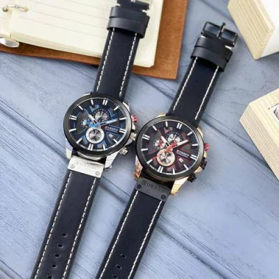 Чоловічий годинник Curren 8346 Black-Cuprum