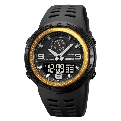 Чоловічий годинник Skmei 1655GDBK Gold-Black