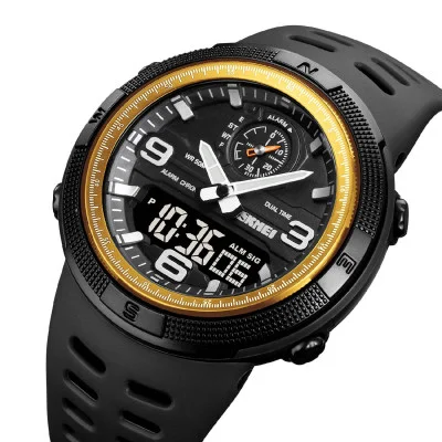 Чоловічий годинник Skmei 1655GDBK Gold-Black
