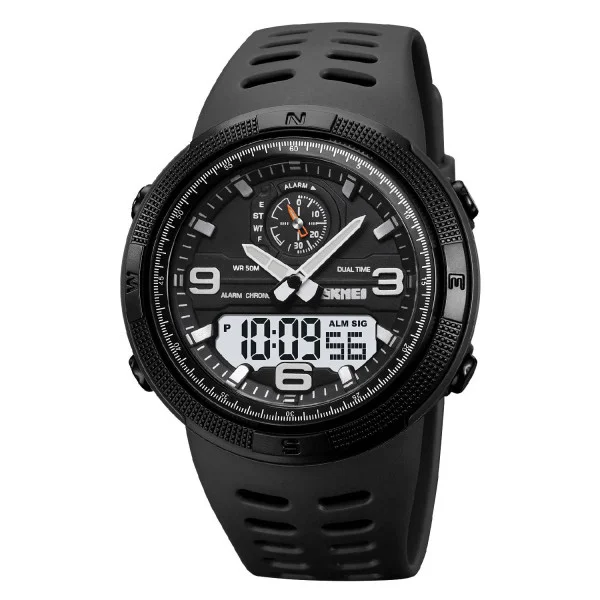 Мужские часы Skmei 1655BKWT Black-White фото 1