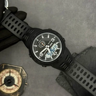 Чоловічий годинник Skmei 1655BKWT Black-White