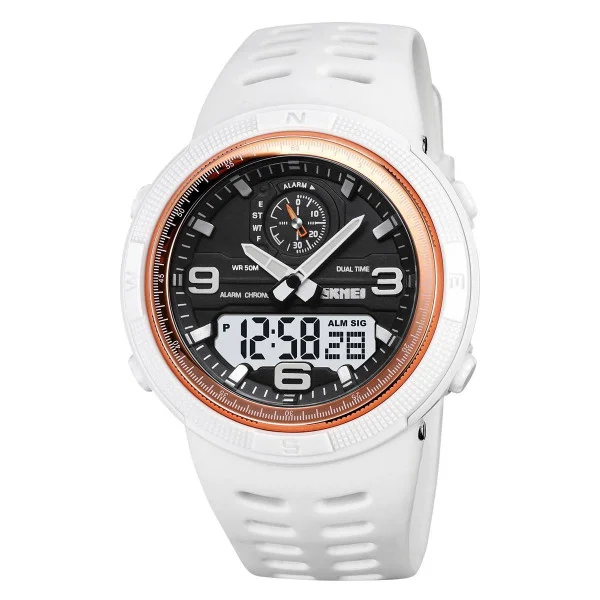 Мужские часы Skmei 1655WTWT White фото 1