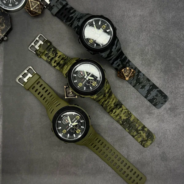 Мужские часы Skmei 1655CMGYBK Camo Grey-Black фото 11