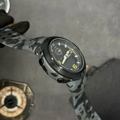 Чоловічий годинник Skmei 1655CMGYBK Camo Grey-Black