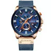 Мужские часы Curren 8346 Blue-Cuprum фото 2