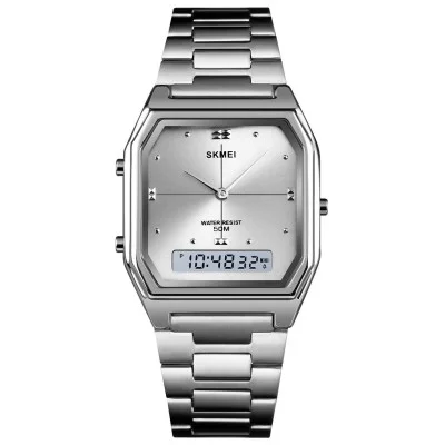 Чоловічий годинник Skmei 1612SI Silver