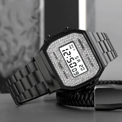 Жіночий годинник Skmei 1808BK Black