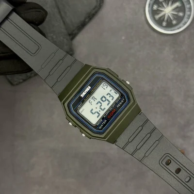 Чоловічий годинник Skmei 2042AG Army Green