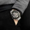 Мужские часы Curren 8336 Silver-Black фото 6
