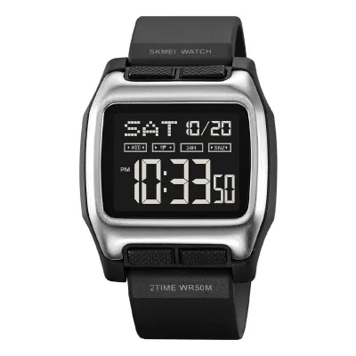 Мужские часы Skmei 2193SIBK Silver-Black