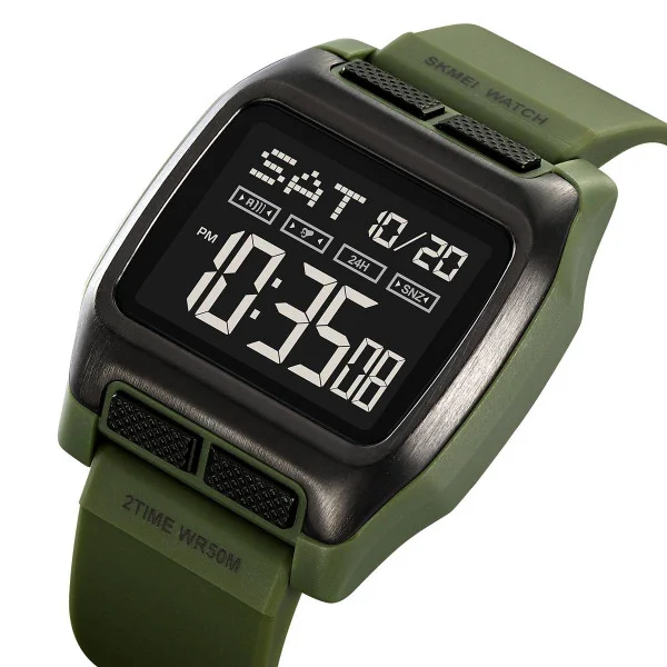 Чоловічий годинник Skmei 2193AG Army Green фото 3
