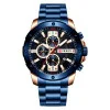 Чоловічий годинник Curren 8336 Blue-Cuprum фото 2