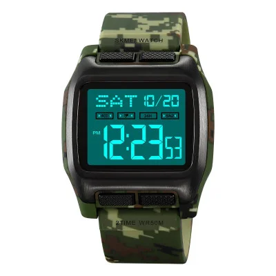 Чоловічий годинник Skmei 2193CMGN Camo Green