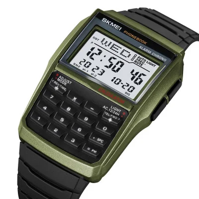 Чоловічий годинник Skmei 2255AG Army Green