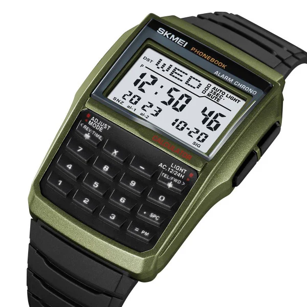 Чоловічий годинник Skmei 2255AG Army Green фото 3