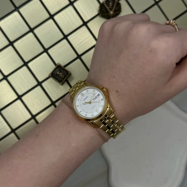 Жіночий годинник Skmei 2085GDSI Gold-Silver фото 4