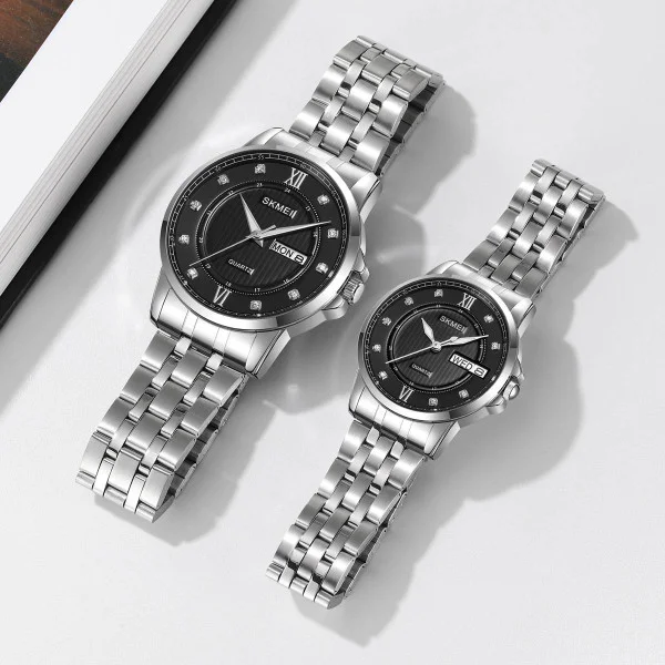 Женские часы Skmei 2085SIBK Silver-Black фото 5
