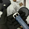 Чоловічий годинник Skmei 9232LSIBU Silver-Blue-Leather Strap фото 9
