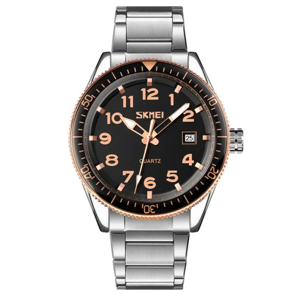 Чоловічий годинник Skmei 9232SRGBK Rose Gold-Black фото 1