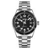 Мужские часы Skmei 9232SSIBK Silver/Black-steel strap фото 2