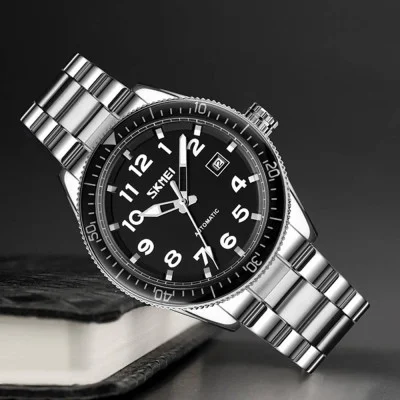Skmei 9232SSIBK Silver/Black-steel strap