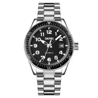 Мужские часы Skmei 9232SSIBK Silver/Black-steel strap