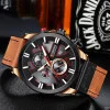 Мужские часы Curren 8346 Brown-Cuprum-Black фото 4