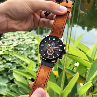 Чоловічий годинник Curren 8346 Brown-Cuprum-Black