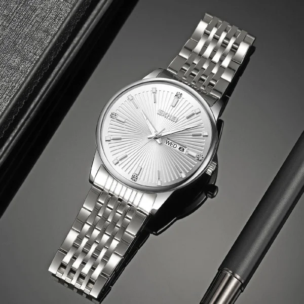 Чоловічий годинник Skmei 9323SISI Silver фото 4