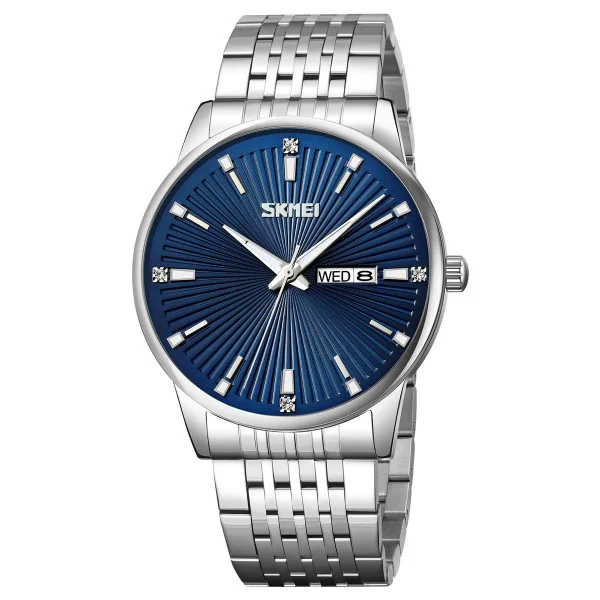 Чоловічий годинник Skmei 9323SIBU Silver-Blue фото 1