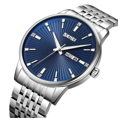 Чоловічий годинник Skmei 9323SIBU Silver-Blue