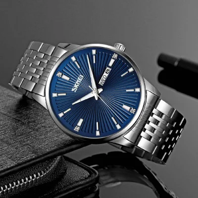 Чоловічий годинник Skmei 9323SIBU Silver-Blue