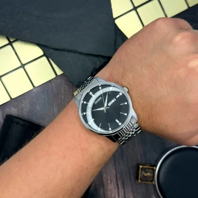 Чоловічий годинник Skmei 9323SIBK Silver-Black