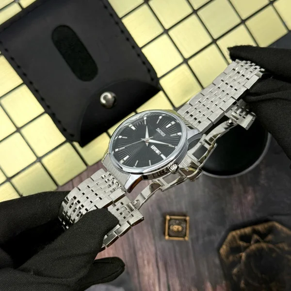 Чоловічий годинник Skmei 9323SIBK Silver-Black фото 6