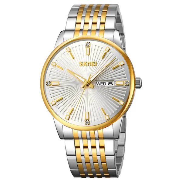 Мужские часы Skmei 9323TGDSI Silver/Gold-Silver фото 1