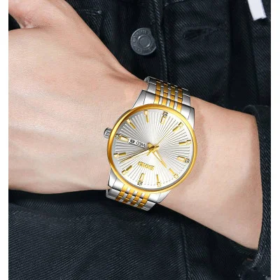 Чоловічий годинник Skmei 9323TGDSI Silver/Gold-Silver