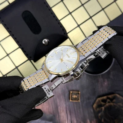 Чоловічий годинник Skmei 9323TGDSI Silver/Gold-Silver