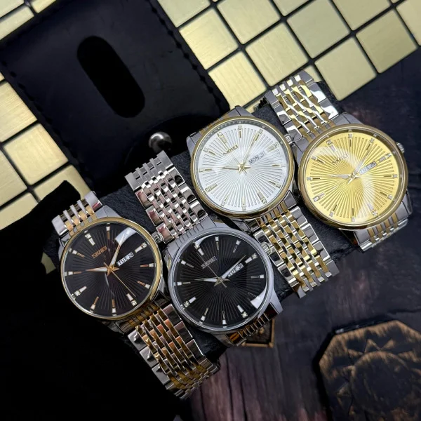 Чоловічий годинник Skmei 9323TGDGD Silver/Gold-Gold фото 11