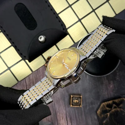 Чоловічий годинник Skmei 9323TGDGD Silver/Gold-Gold