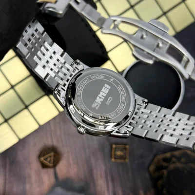 Чоловічий годинник Skmei 9323TGDBK Silver/Gold-Black