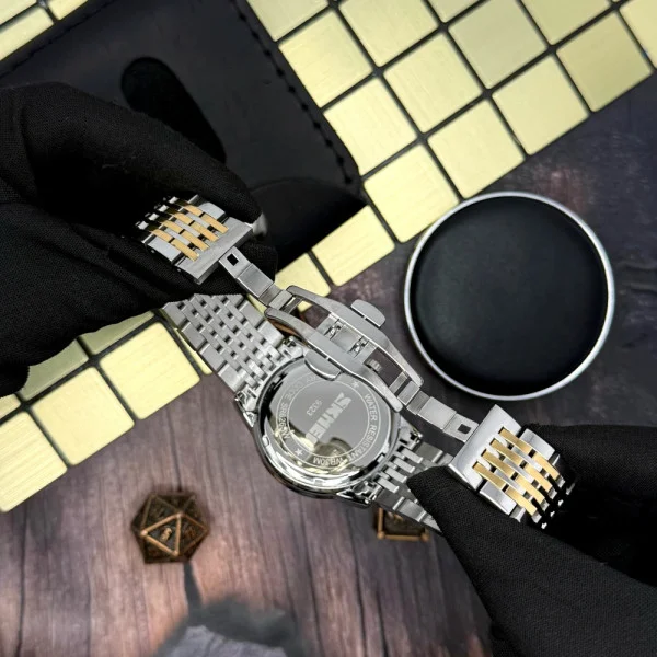 Мужские часы Skmei 9323TGDBK Silver/Gold-Black фото 8