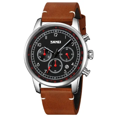 Чоловічий годинник Skmei 9318BKBN Black-Brown