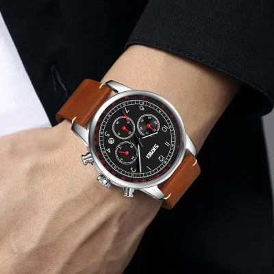 Чоловічий годинник Skmei 9318BKBN Black-Brown