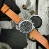 Мужские часы Skmei 9318BKBN Black-Brown фото 5
