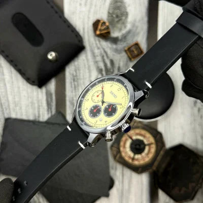 Чоловічий годинник Skmei 9318BEBK Beige-Black