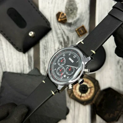 Чоловічий годинник Skmei 9318BKBK Black