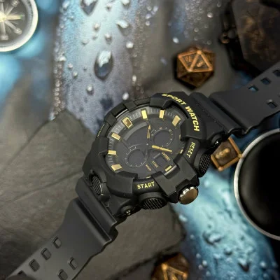 Мужские часы Skmei 2117BKGD Black-Gold