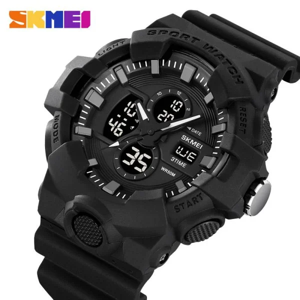Чоловічий годинник Skmei 2117BK Black фото 3