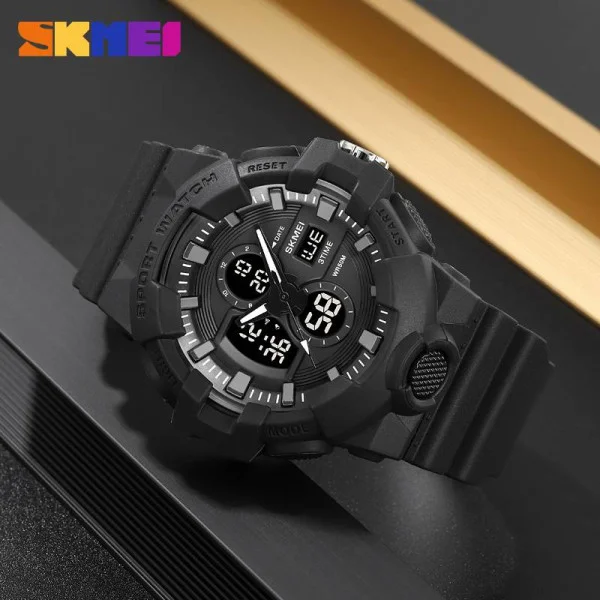 Чоловічий годинник Skmei 2117BK Black фото 5