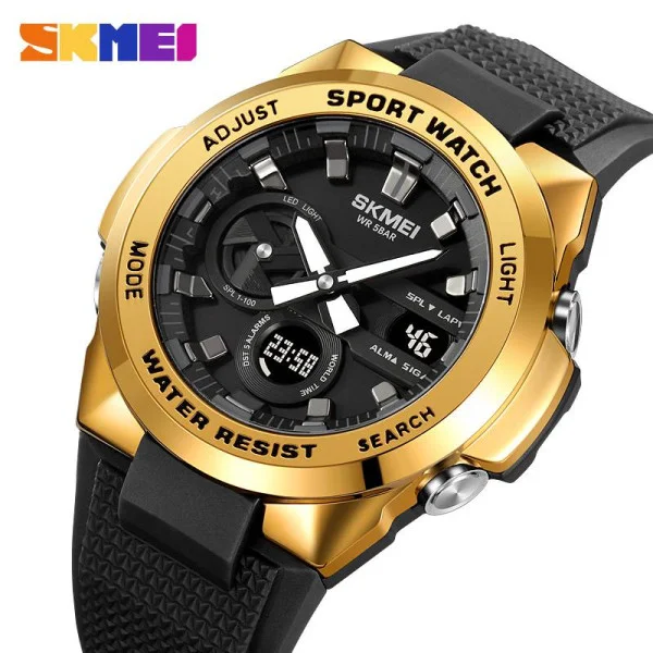 Мужские часы Skmei 2105GD Gold фото 3
